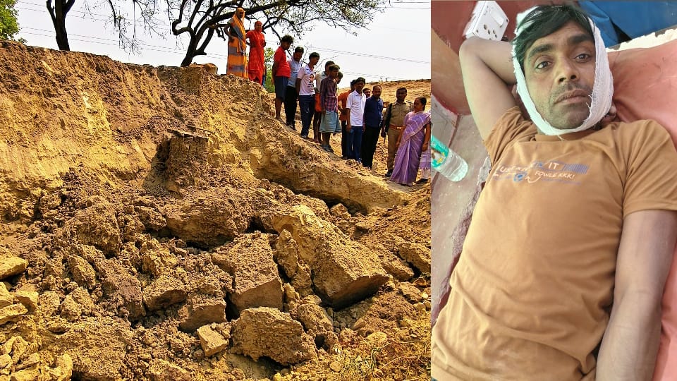 Kaushambi Tragedy Suddenly the mound collapsed then darkness fell before the eyes injured Suggan told the whol
