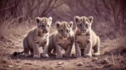 एसटी 30 ने दिया तीन शावकों को जन्म