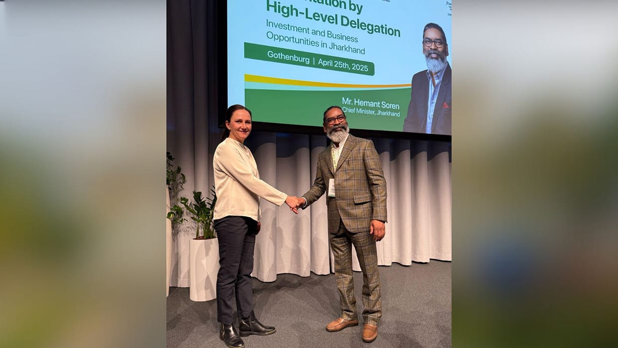Miss Katrina Klaas of Gothenburg AB invited Chief Minister Hemant Soren