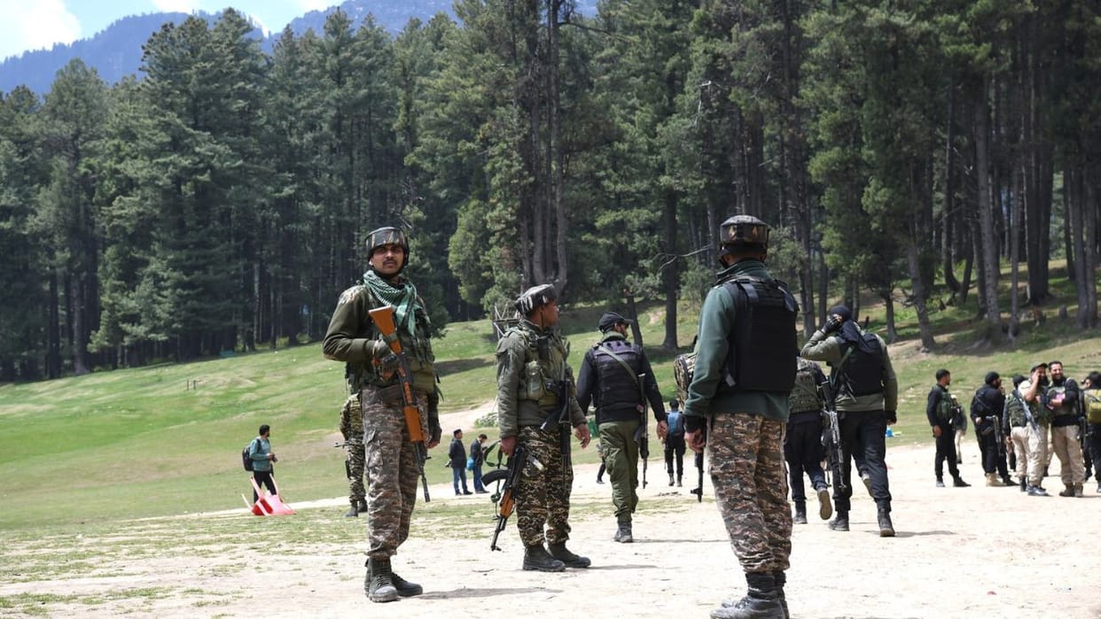 Security strategy in Jammu and Kashmir after the killing of tourists in a terrorist attack in Byasaran (Pahalg