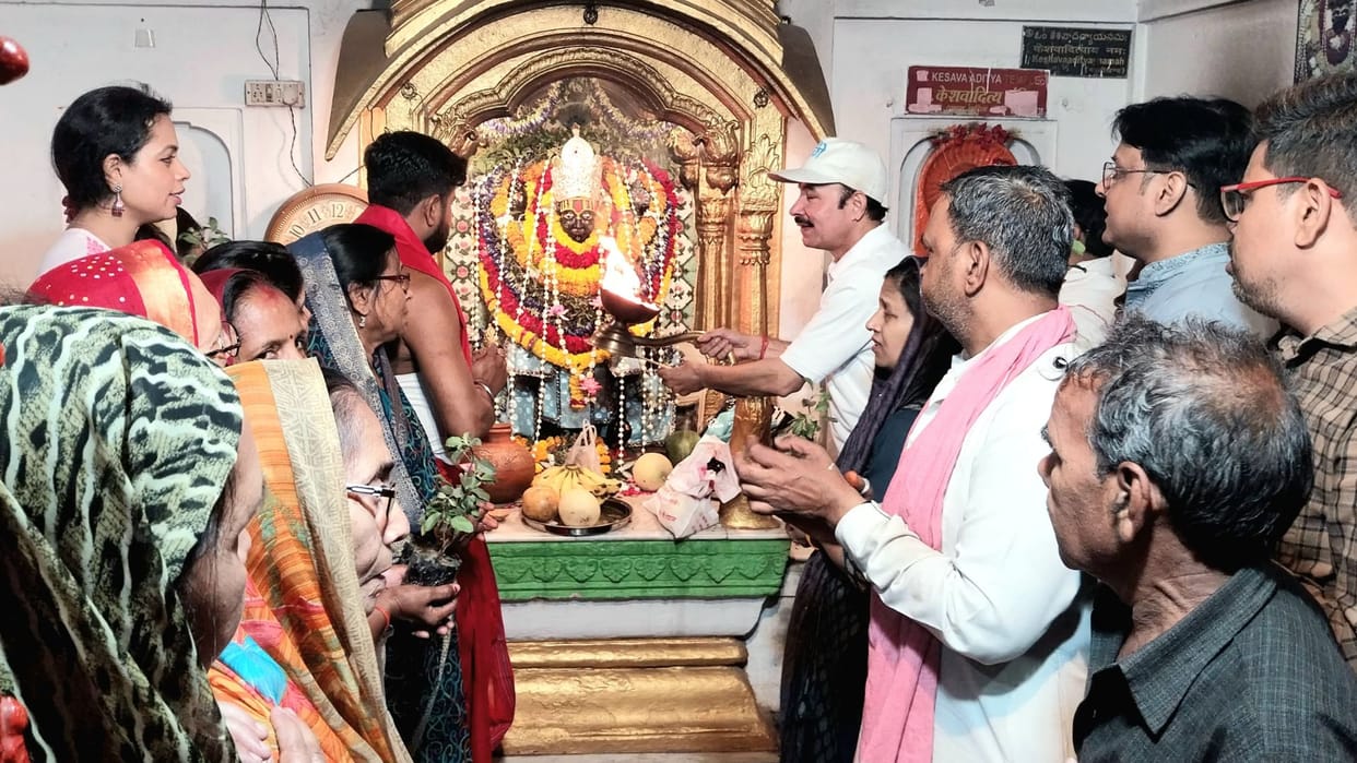 Namami Gange performed Adikeshav Puja and Aarti on Akshaya Tritiya in Varanasi