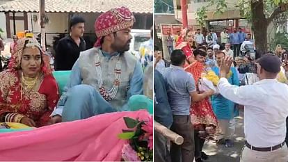 Engineer groom reached Jhansi with a bullock cart to send off bride