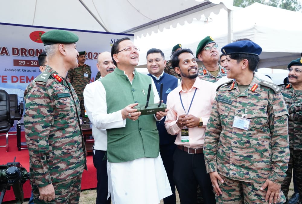 Surya Drone Tech-2025 CM Dhami said Drone technology is a boon for disaster relief work