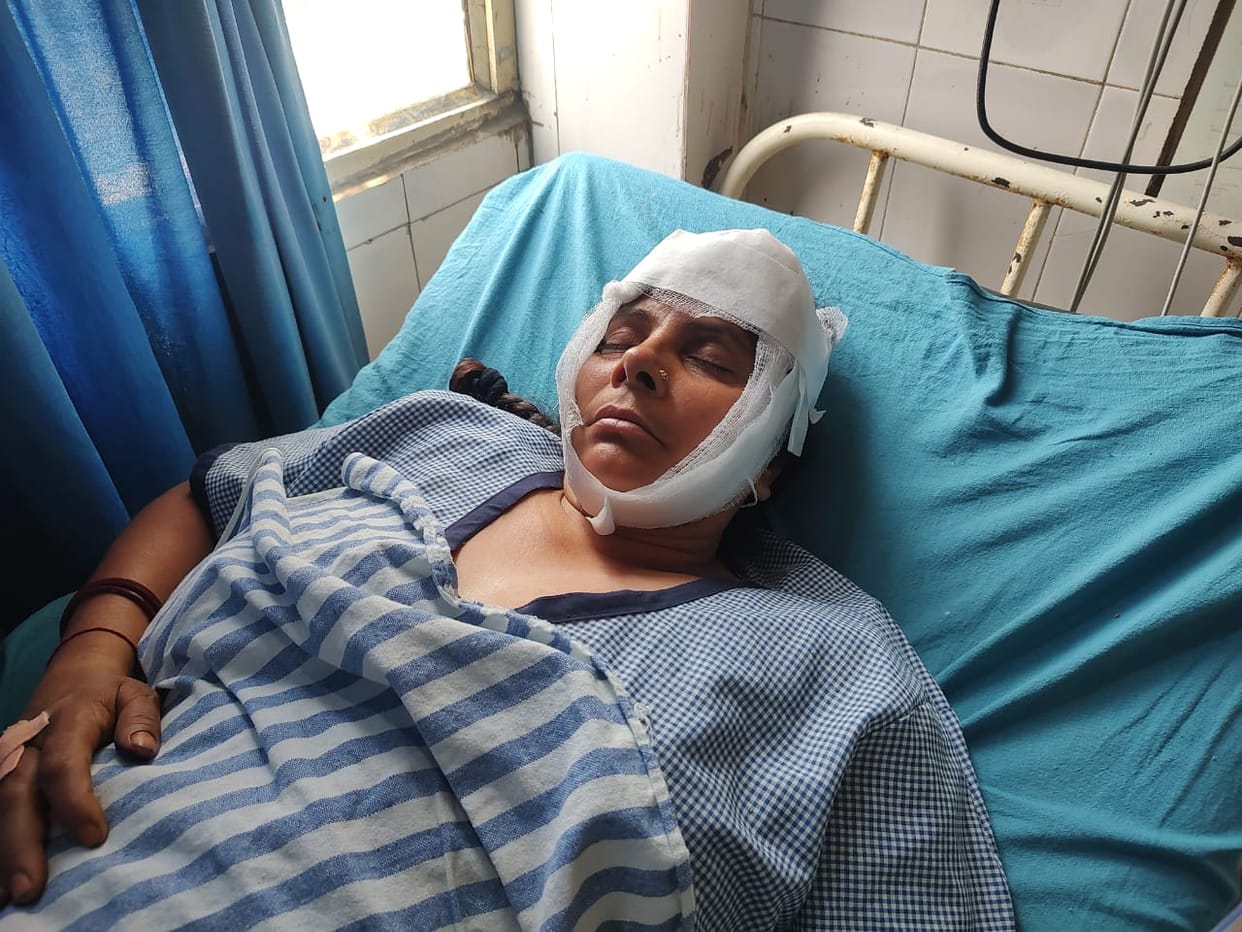 Meerut: A dozen people attacked a mother and son in Saini village, injuring them by hitting them on the head w