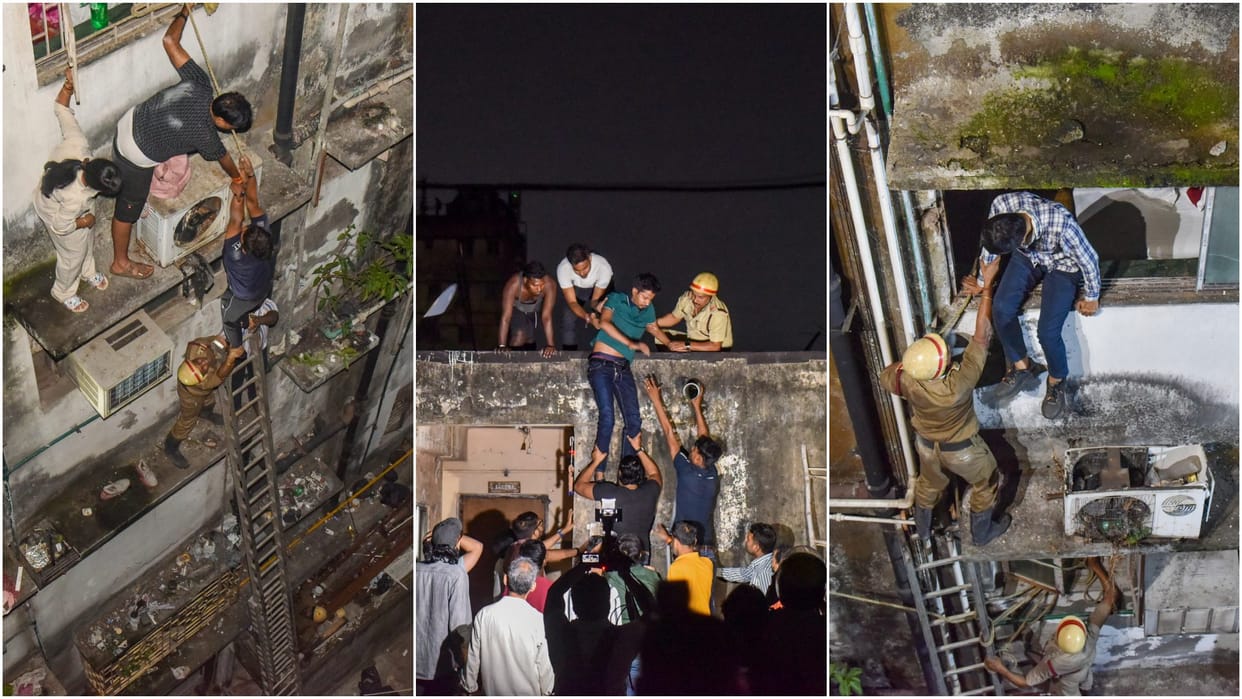 Kolkata Hotel Fire accident at least 15 killed rescue operation underway news in Hindi