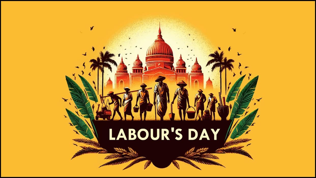Happy Labour Day 2025 wishes and quotes in Hindi majdoor diwas ki shubhkamnaye aur sandesh