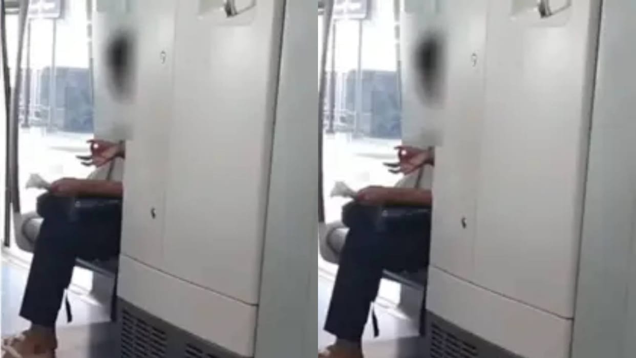 A woman was eating food in Bengaluru metro a video was being made secretly Know the other details