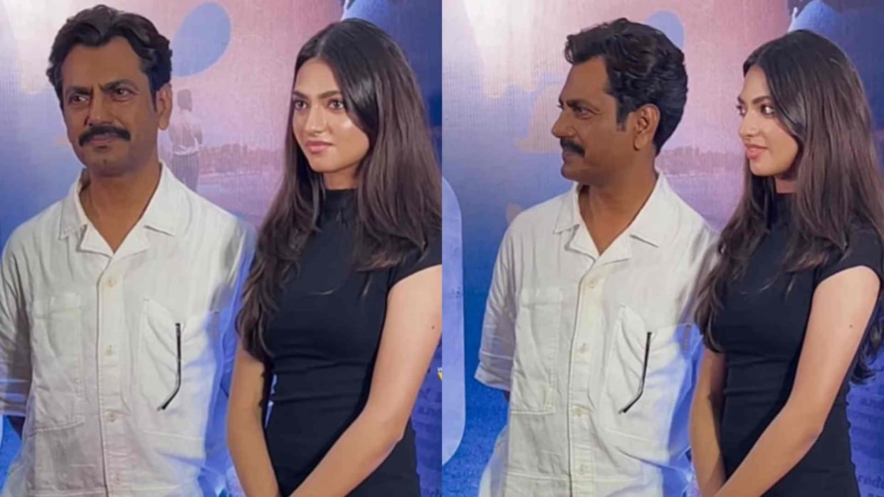 Nawazuddin Siddiqui attends screening of his movie Costao with Daughter shora siddiqui photos viral