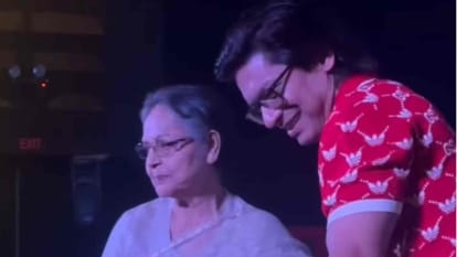 Karan Arjun fame Rakhee Gulzar rare appearance in an event of her Bengali movie Aamar Boss trailer launch