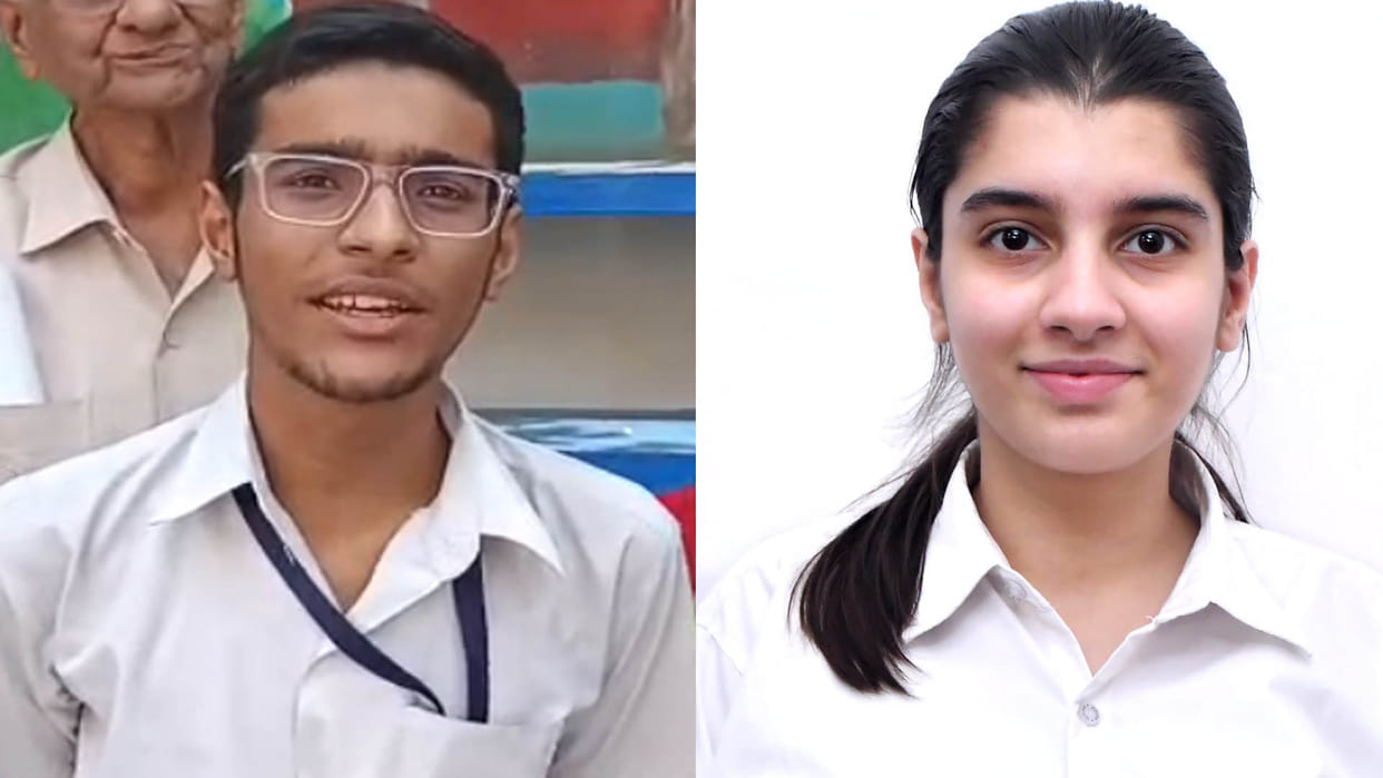 CISCE Result: Sparsh of sheiling House is city topper in 10th and Inaya of Jaipuria is city topper in 12th