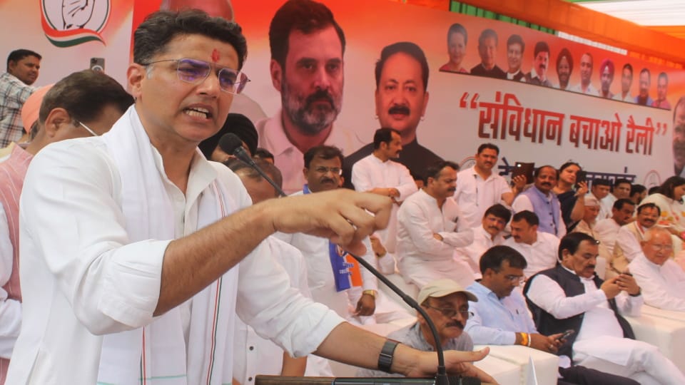 Uttarakhand Congress Save Constitution Rally Sachin Pilot and Veterans called for unity for Mission 2027