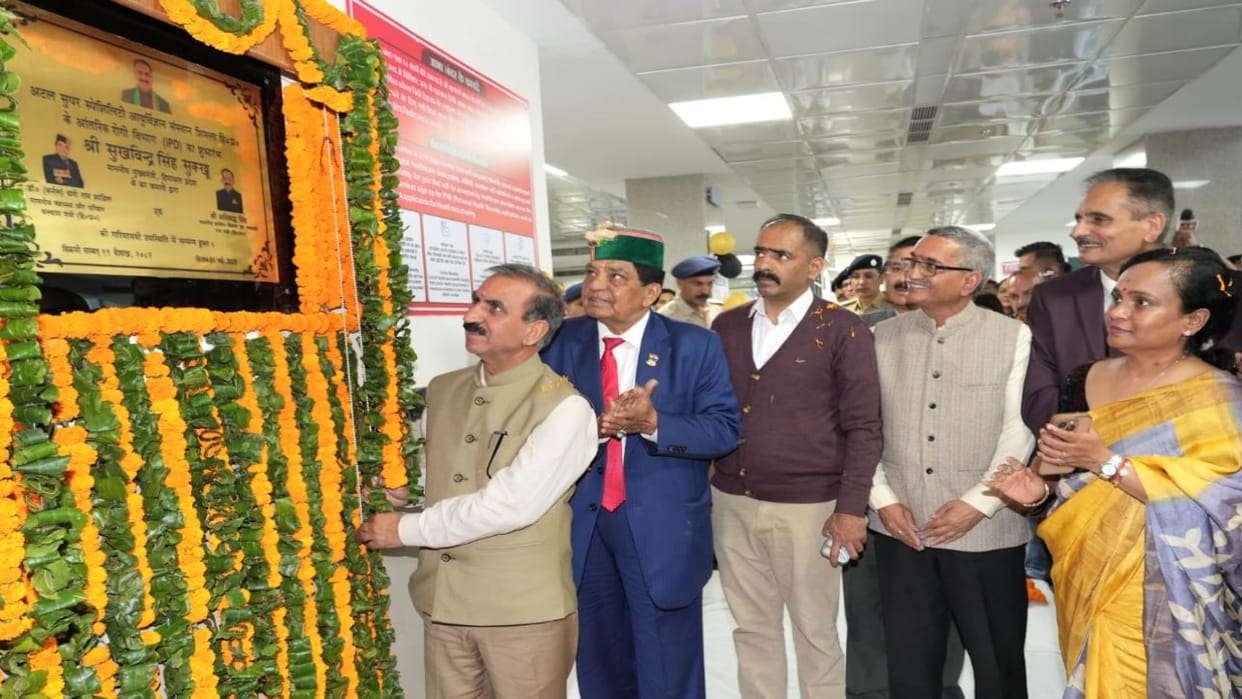 Three wards including Urology shifted from IGMC to Chamiyana Hospital, CM Sukhu inspected