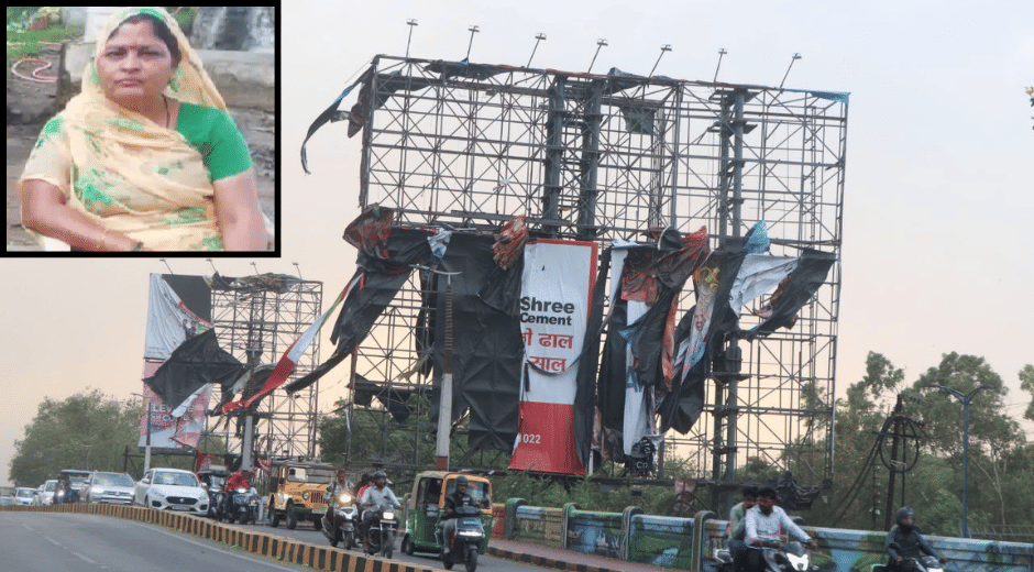 Indore News: Storm Hits City, Hoardings Collapse, Woman Dies Due to Municipal Negligence