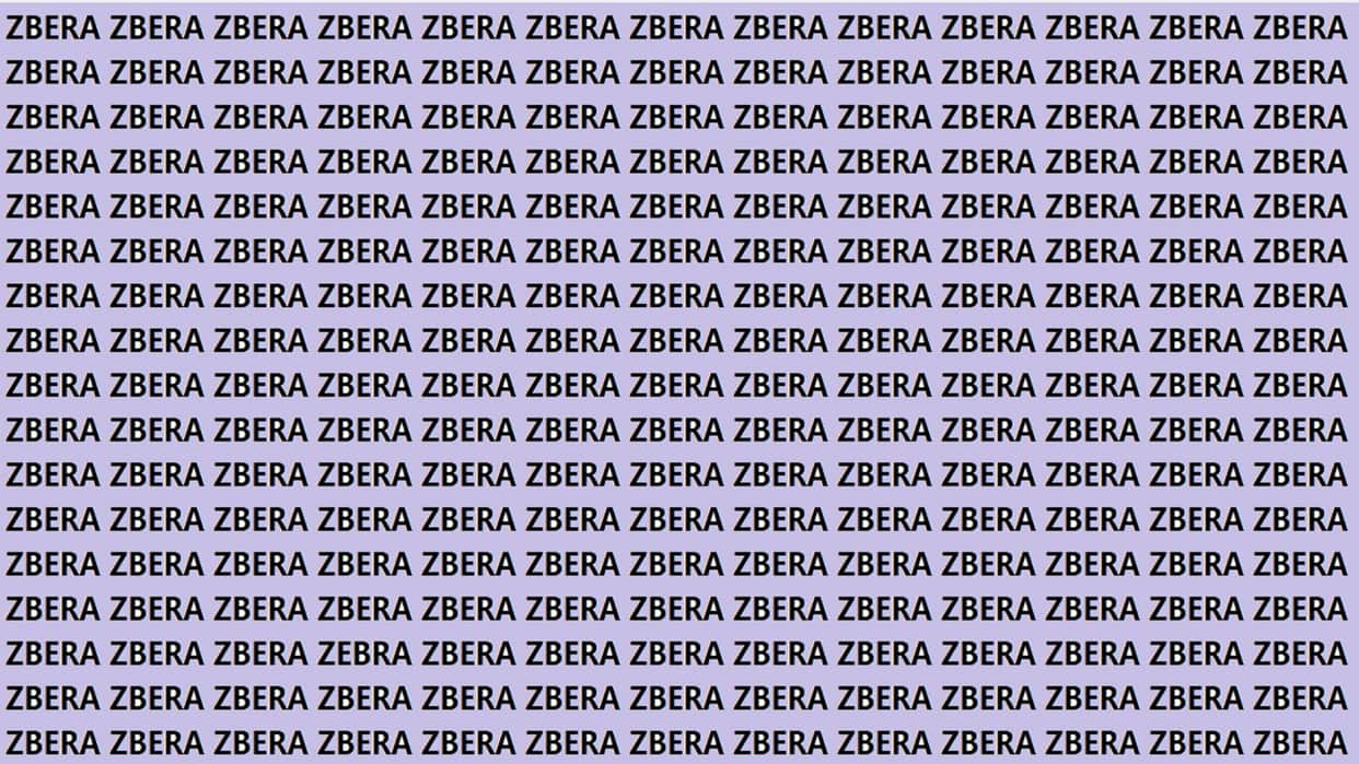 Optical Illusions IQ Test Brain Test If You Have Hawk Eyes Then Find ZEBRA