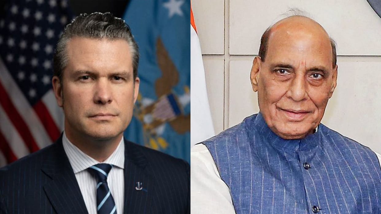 India US Defence Ministry Rajnath Singh Pete Hegseth Telephone Talk Updates US Defence Secretary hindi news
