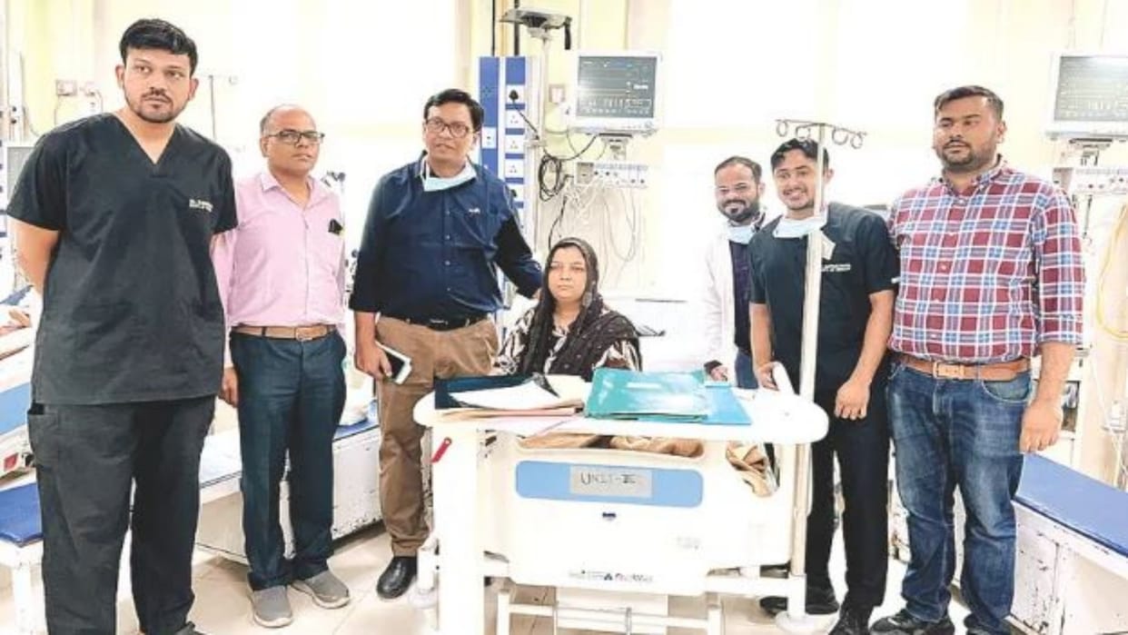 Jaipur News: Rare intrathoracic kidney surgery done in SMS Hospital, stone larger than 5 cm removed