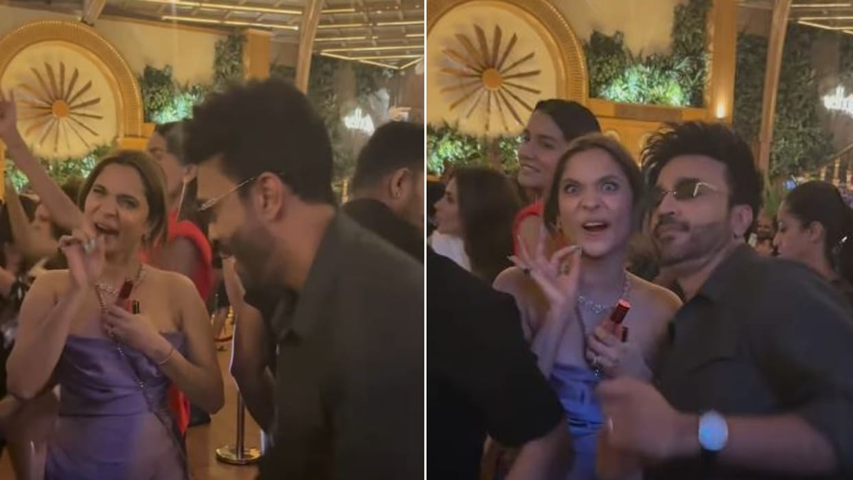 Ankita Lokhande Makes Cute Faces As Vicky Jain Nia Sharma Dance To 3 Peg Samarth Jurel Birthday viral video