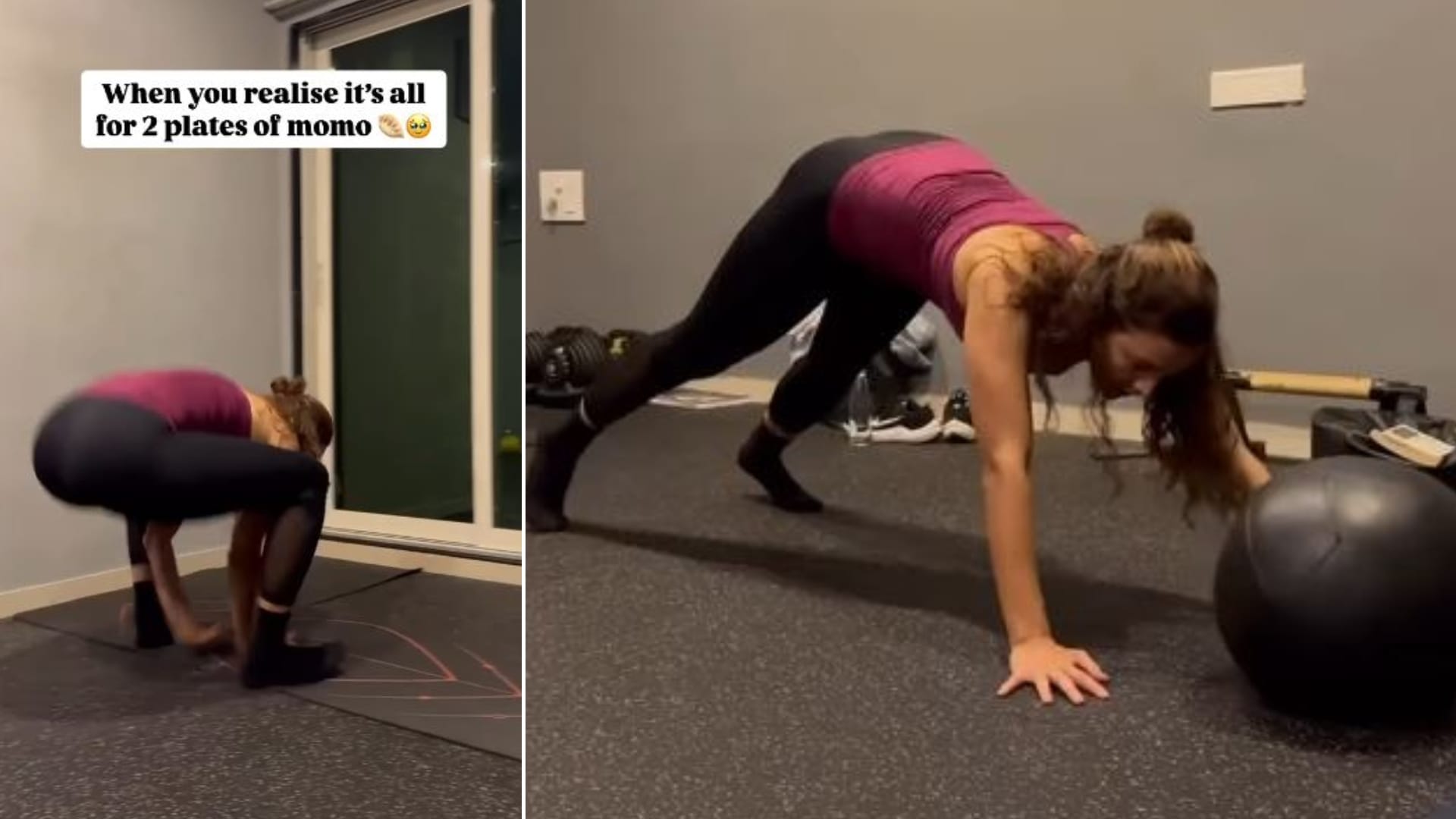 Triptii Dimri Proves Momos video Worth It If You Ready to Sweat It Out says This was not in the fitness plan