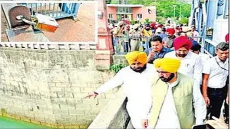 Water Crisis: Bhakra Nangal Dam Locked… Police Deployed, Haryana In Trouble – Amar Ujala Hindi News Live