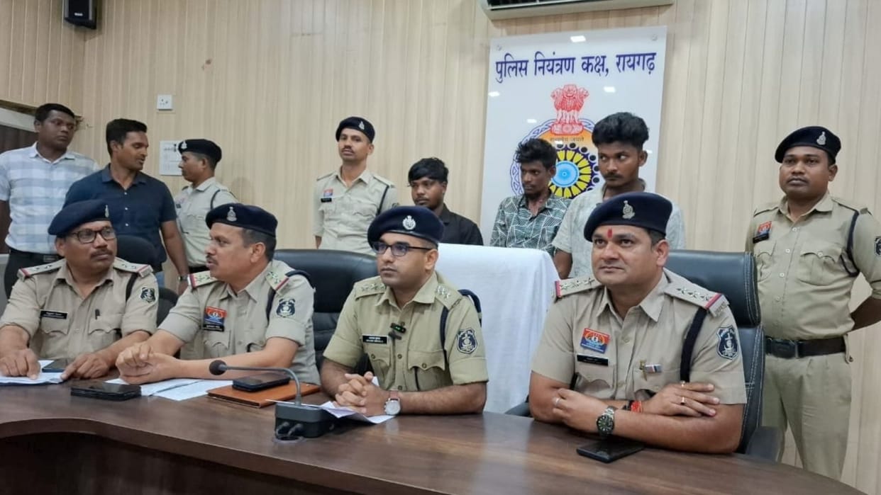 Three accused of robbery arrested in Raigarh