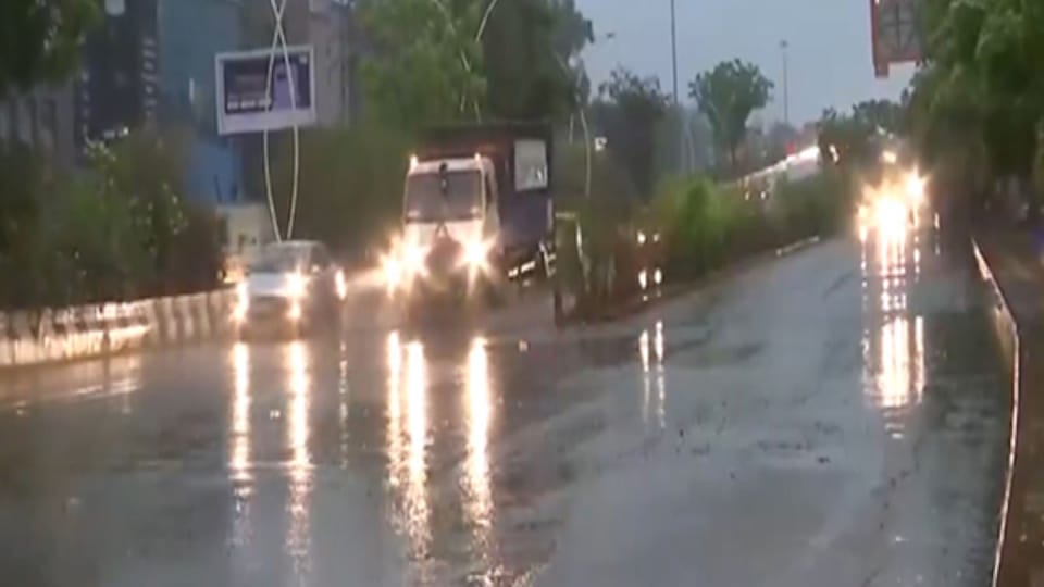Delhi Ncr Heavy Rain Weather Forecast Inclement weather impacts flight operations at Delhi airport
