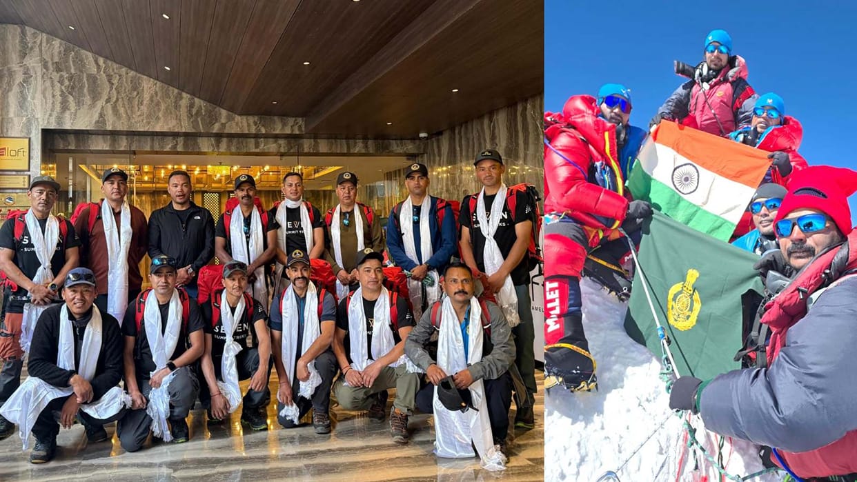 ITBP historic success first CAPF mountaineering milestone Mount Makalu 8485 mtr fifth highest peak in world