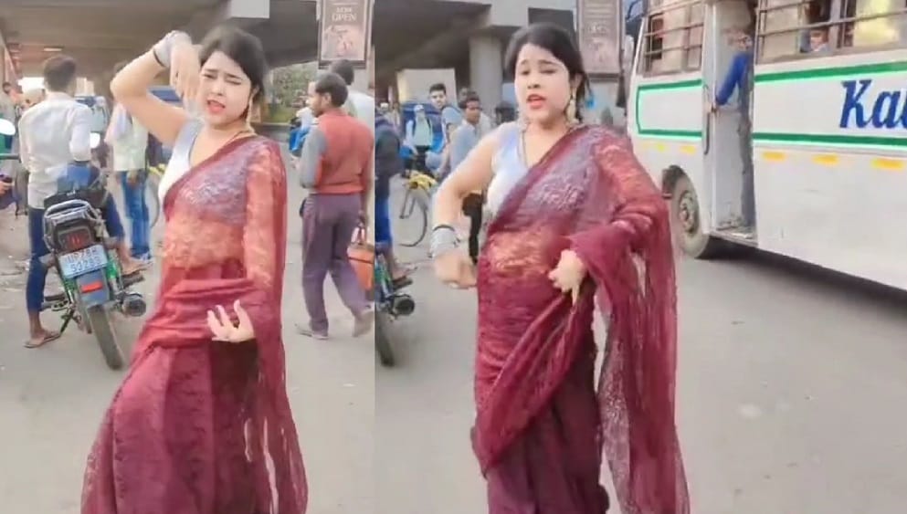 Kanpur Girls made a reel on the divide of GT Road police picket point is nearby constables will be questioned
