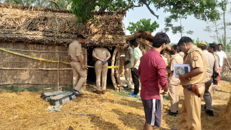 brutal murder of woman who came to her daughter house in Bahraich Police investigating