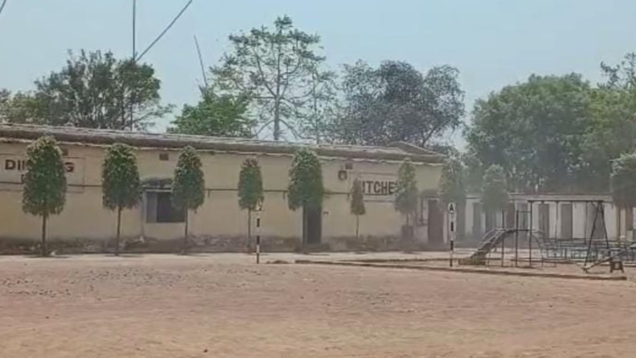 Villagers are troubled by the dust reaching the school in Korba