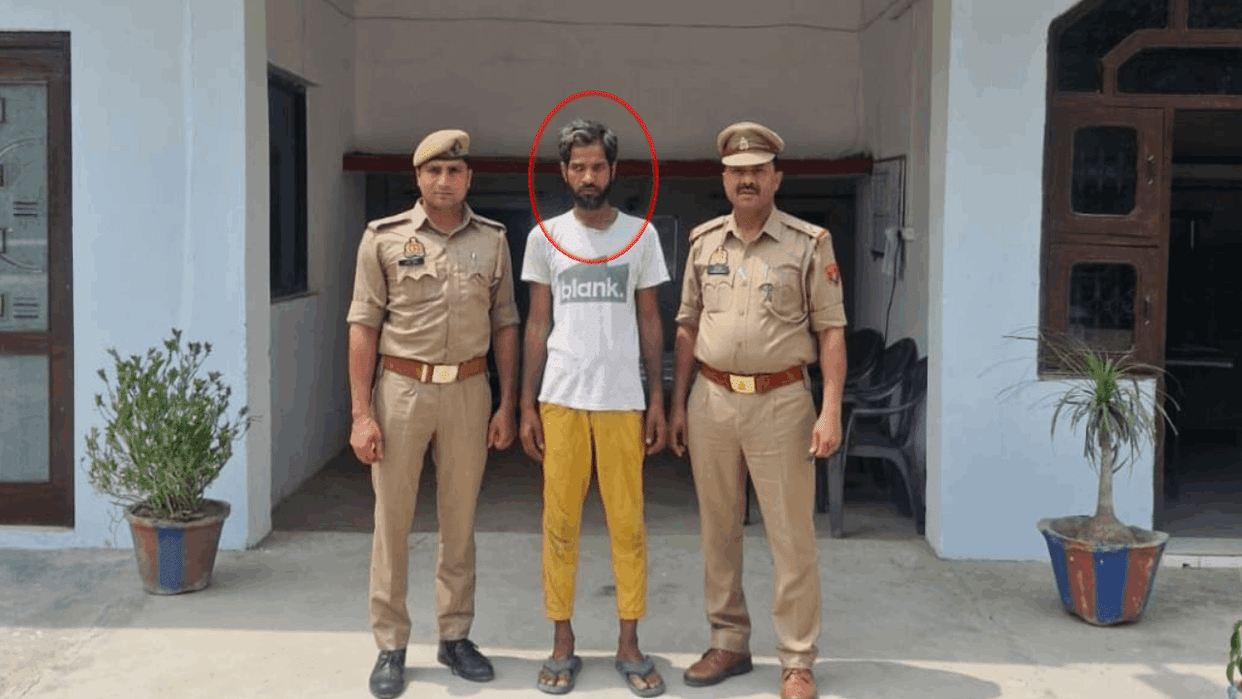 Police station in Mussoorie arrested Afzal who had kidnapped a 6 year old student