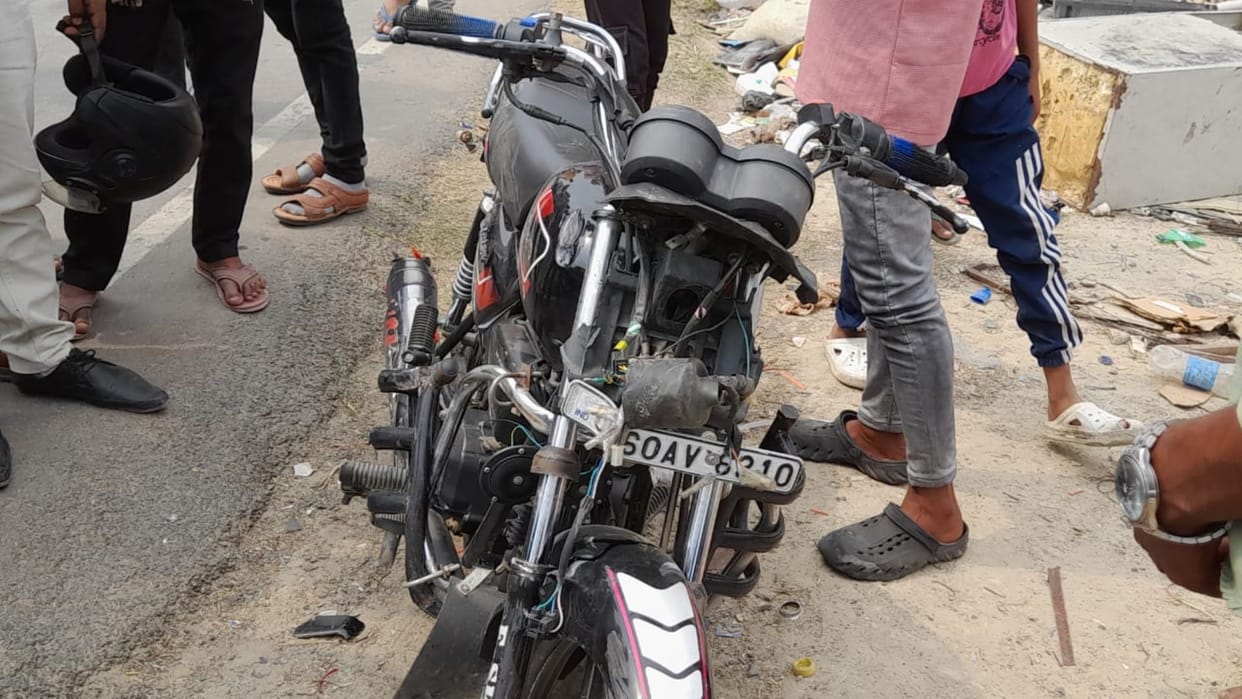 Uncontrolled pickup hit bike rider died relatives crying