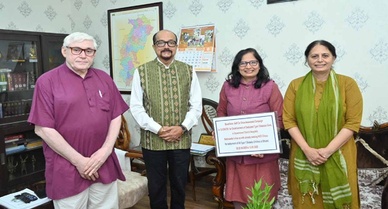 CG Governor Deka flagged off diabetes awareness campaign, tour conducted in 12 states