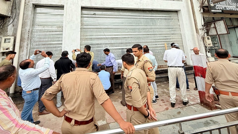 two-storey building was sealed in  cantonment