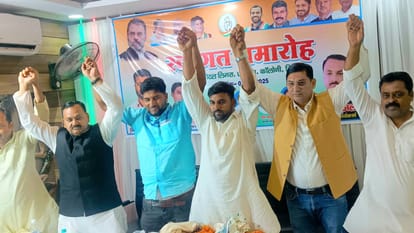 कांग्रेस के नव नियुक्त जिलाध्यक्ष सुशील कुमार का होटल लिमरा में स्वागत समारोह हुआ