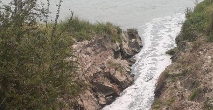 Kanpur 53 million liters of dirty water has been flowing into the Ganges every day for two months