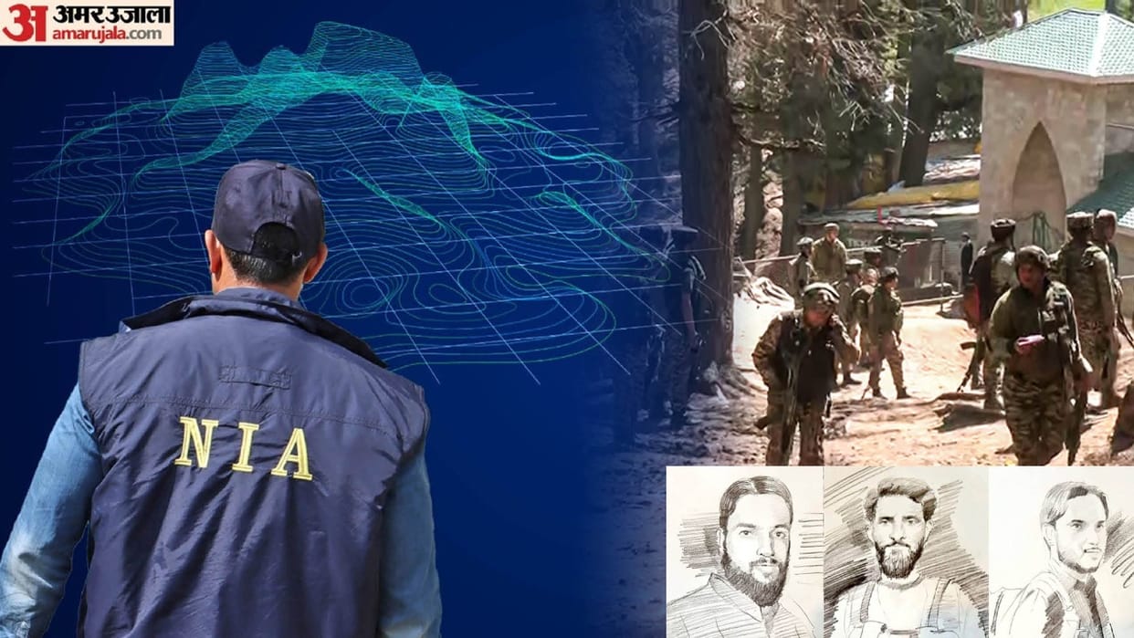 Jammu Kashmir Pahalgam Terror Attack NIA 3D Mapping Baisaran Valley Terrorist Hideout South explained news