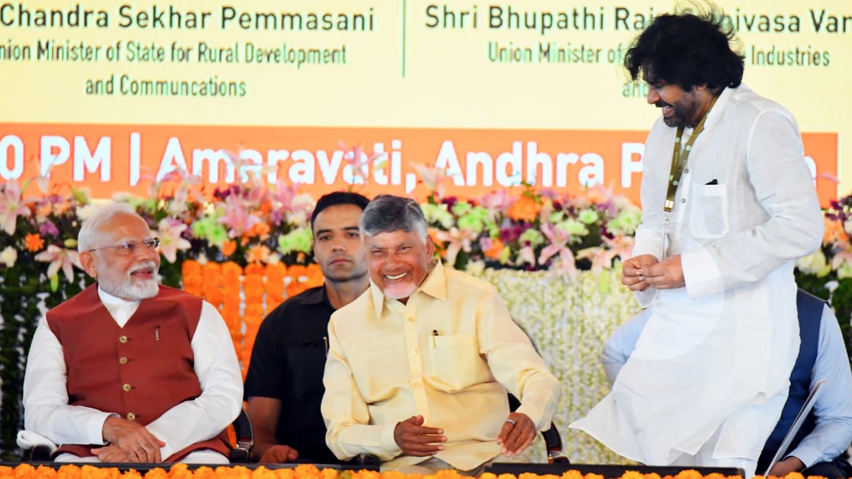 PM Modi’s chocolate gift to Andhra Pradesh Dy CM Pawan Kalyan goes Viral in Amravati