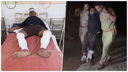 बदमाश के दोनों पैर में लगी गोली