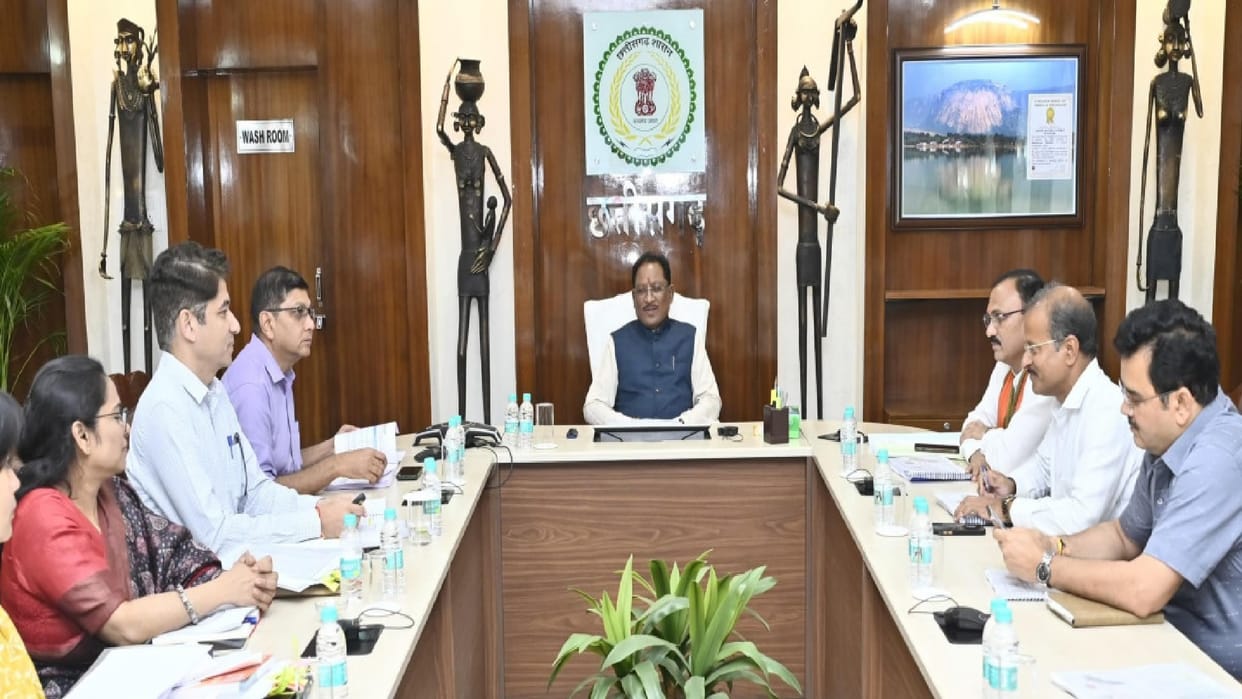 In review meeting CM Sai said- Recruitment will be done soon on the vacant posts of health department in CG