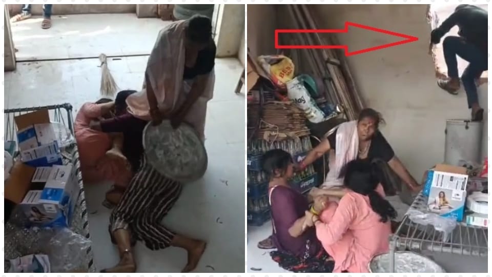 Video of a fight between two women goes viral in khurja