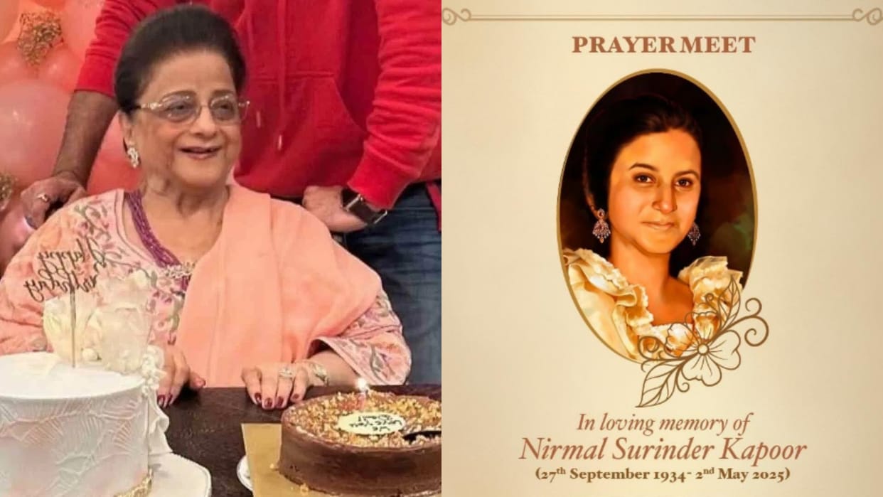 Nirmal Kapoor Prayer Meet to Be Held on 5 May Boney Kapoor Shares update on social Media