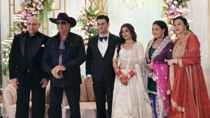 Mahabharat actor Puneet Issar son Siddhant Issar got married with Surbhi Shukla Mukesh Khanna attends wedding