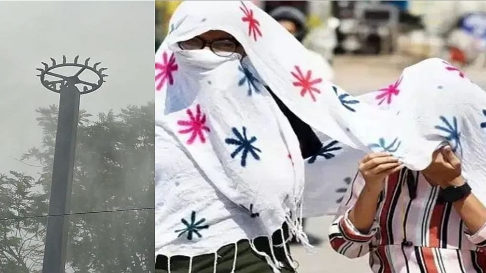 Water sprinklers installed around Taj Mahal to protect tourists from heat