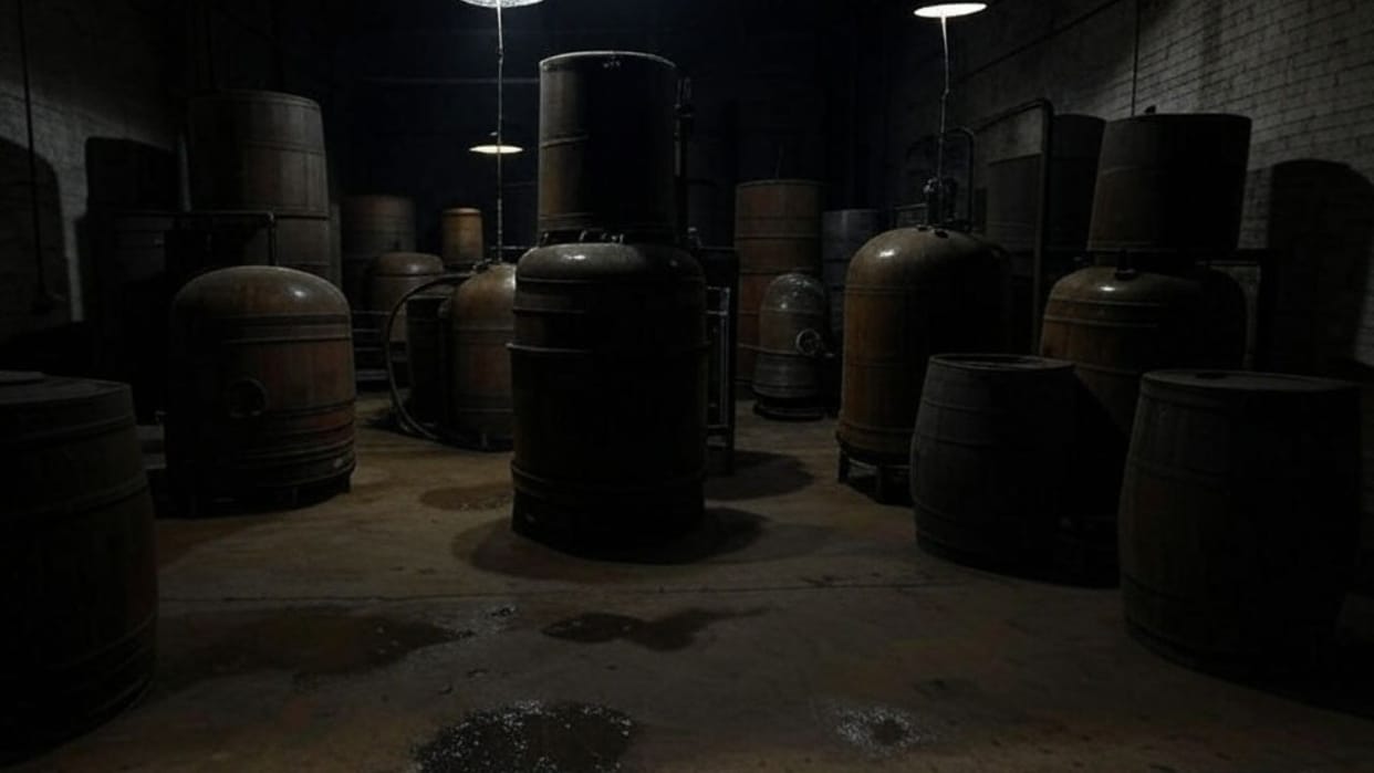 Himachal Sirmaur Illegal liquor was being made in a closed factory at night a huge stock recovered