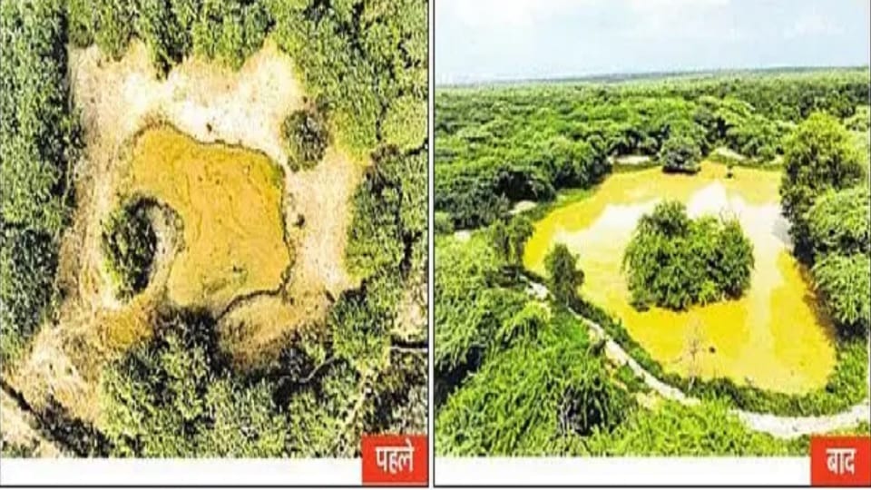 Water Harvesting: More than five billion liters of water collected in 10 water bodies in a year