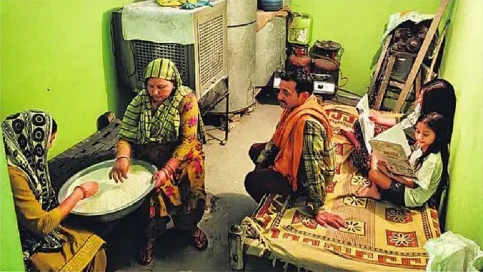 Ground Zero: Those who faced the brunt of displacement have gathered their household in bunkers