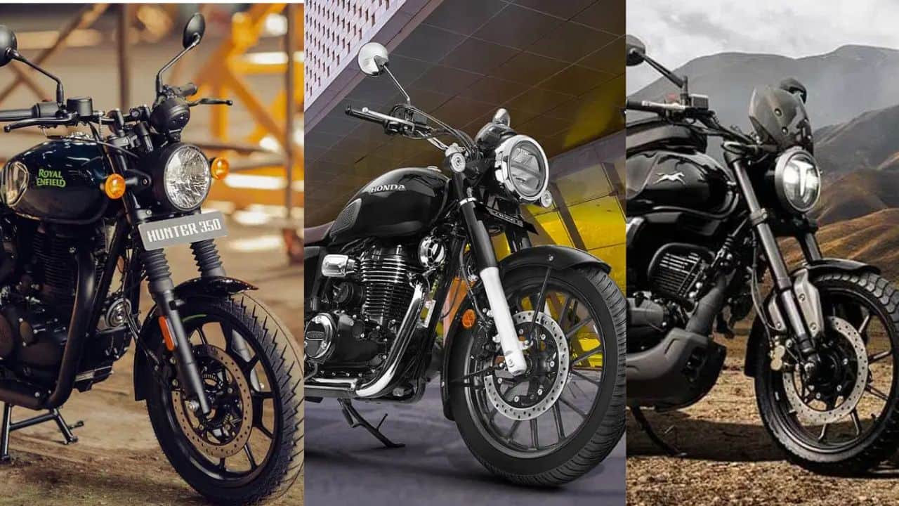 350cc bike comparison hunter 350 honda cb350 Triumph Speed T4 and tvs ronin which bike is best