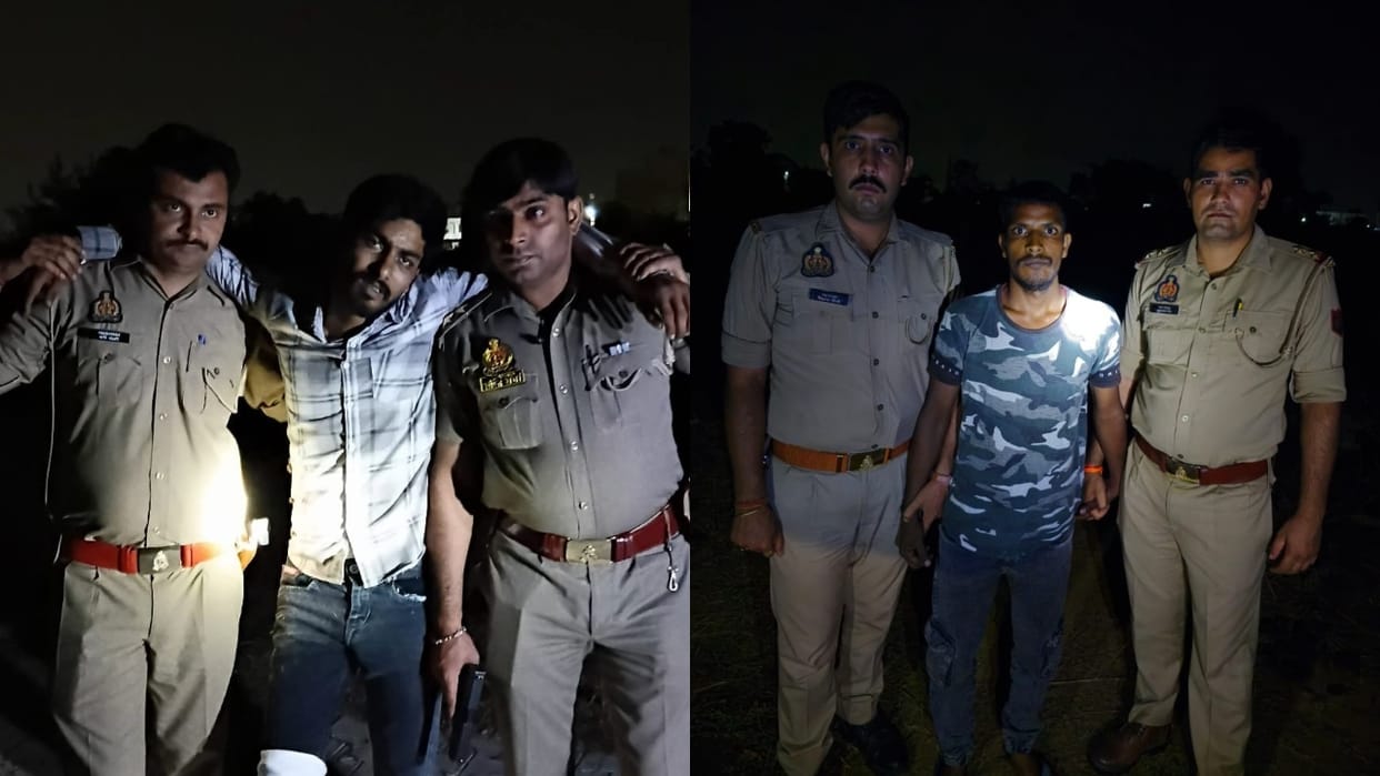 Police arrested four criminals in separate encounters in Shahjahanpur
