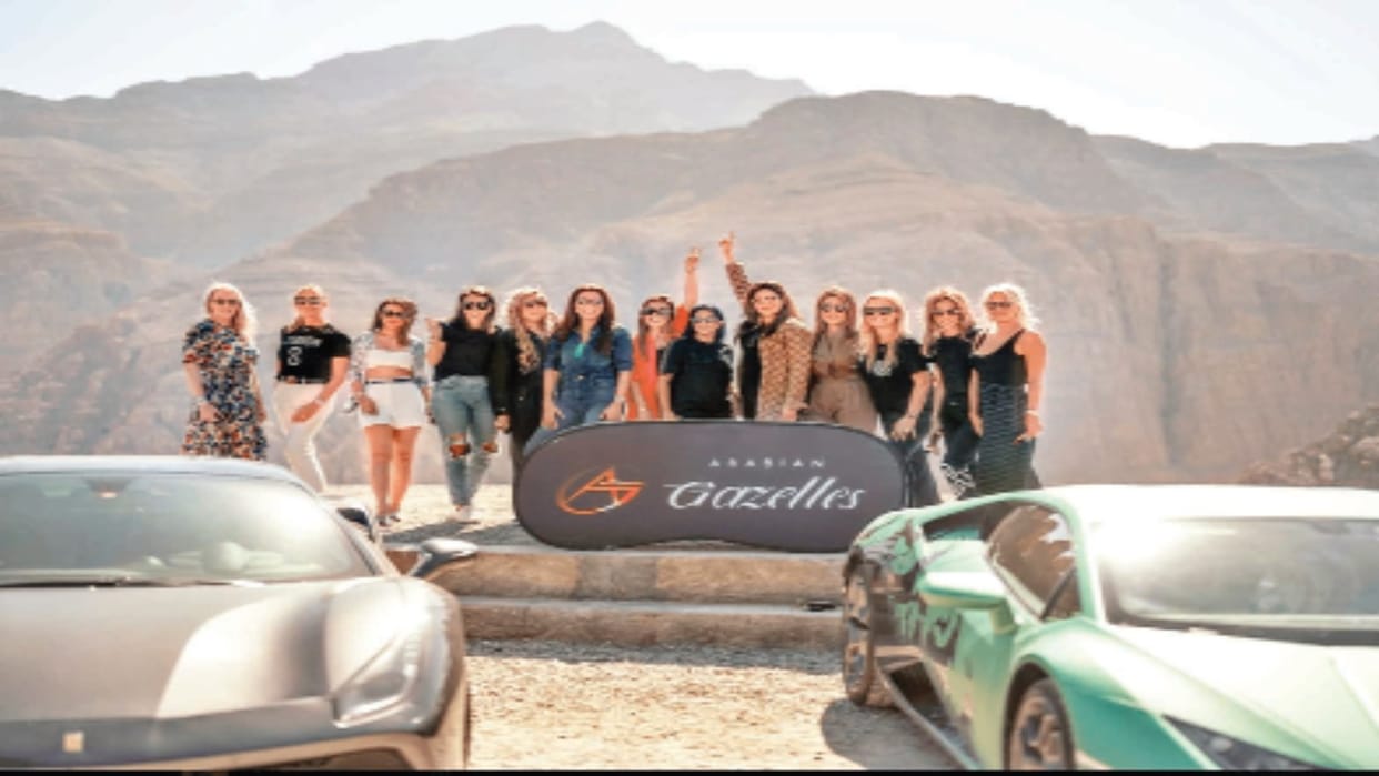 Arabian Gazelles formed in Dubai, West Asia's first all-women supercar club of 30 speed-crazy women