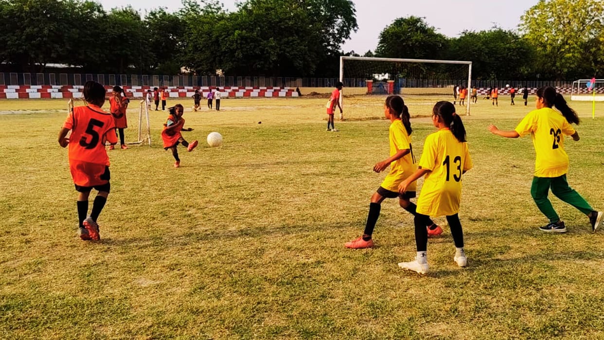 sports news Football After trailing the first half BLW Varanasi won with two goals from Prapti